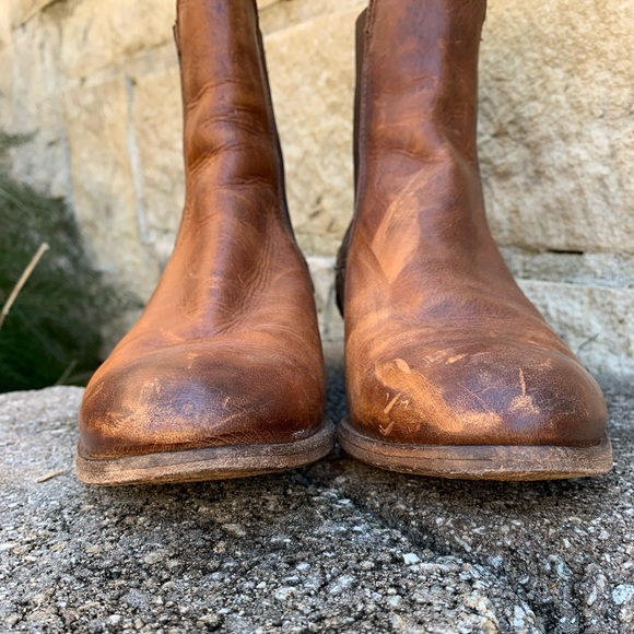 Frye Carly Leather Boots, Sz 7 US - Picture 2 of 9